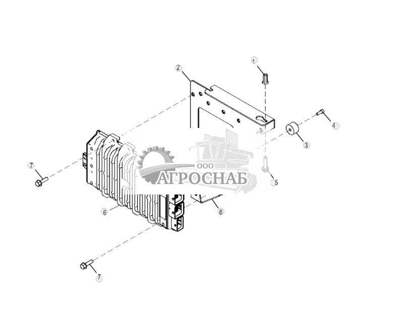 Блок управления машиной (VCU) с автоматическим переключением передач - ST879593 186.jpg
